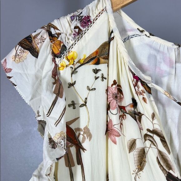 Caballero Charming Floral Cream Dress - Picture 5 of 8